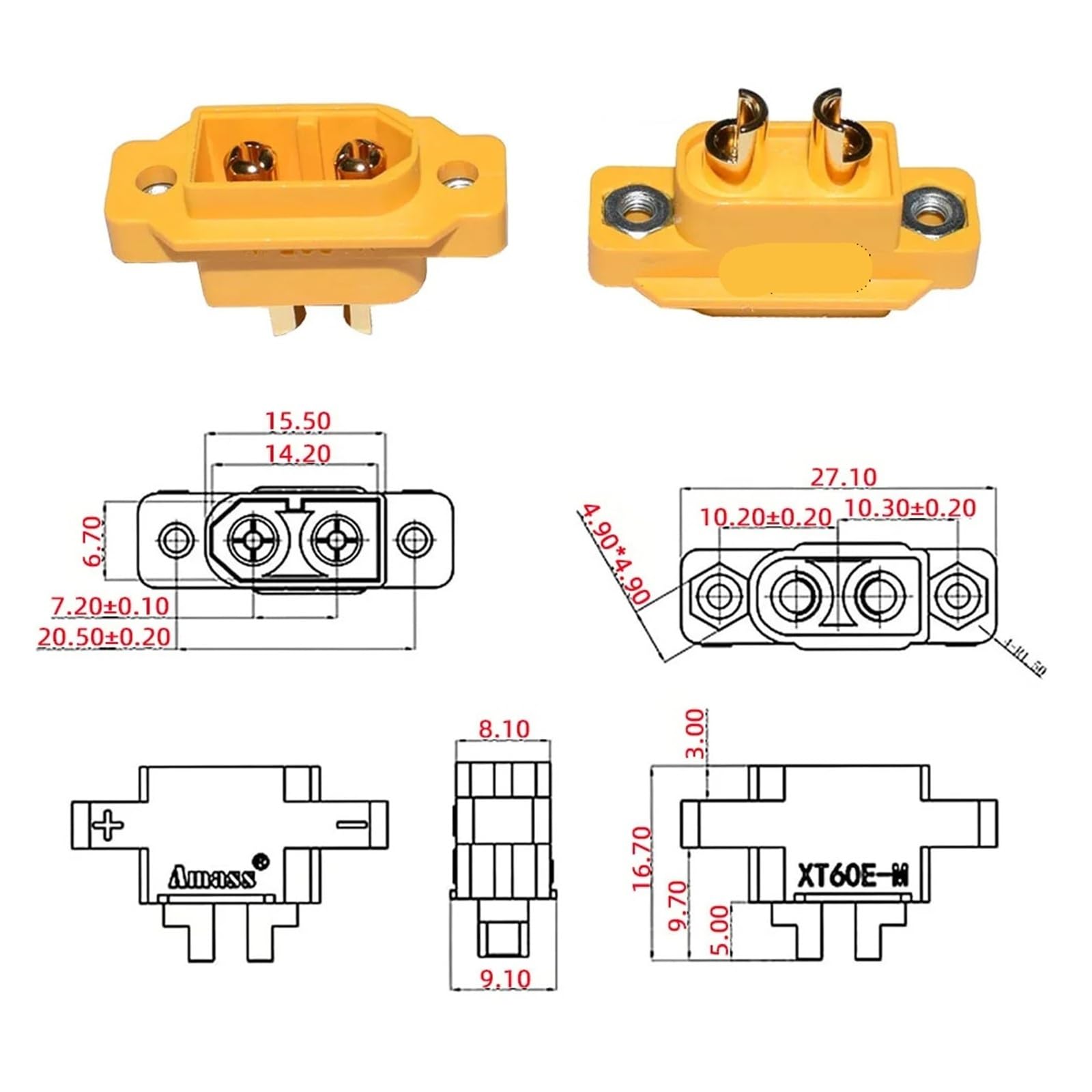 Connettore XT60 Compatibile Con Parti Di Modelli RC