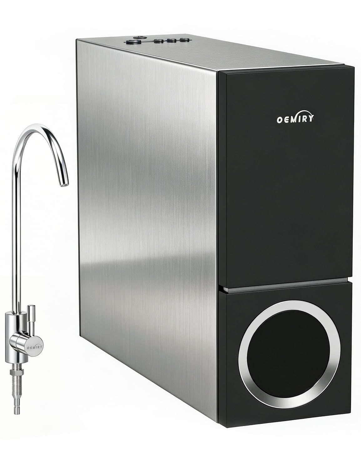 Système d'osmose inverse sans réservoir 600 GPD, filtre à eau sous évier à 7 étapes