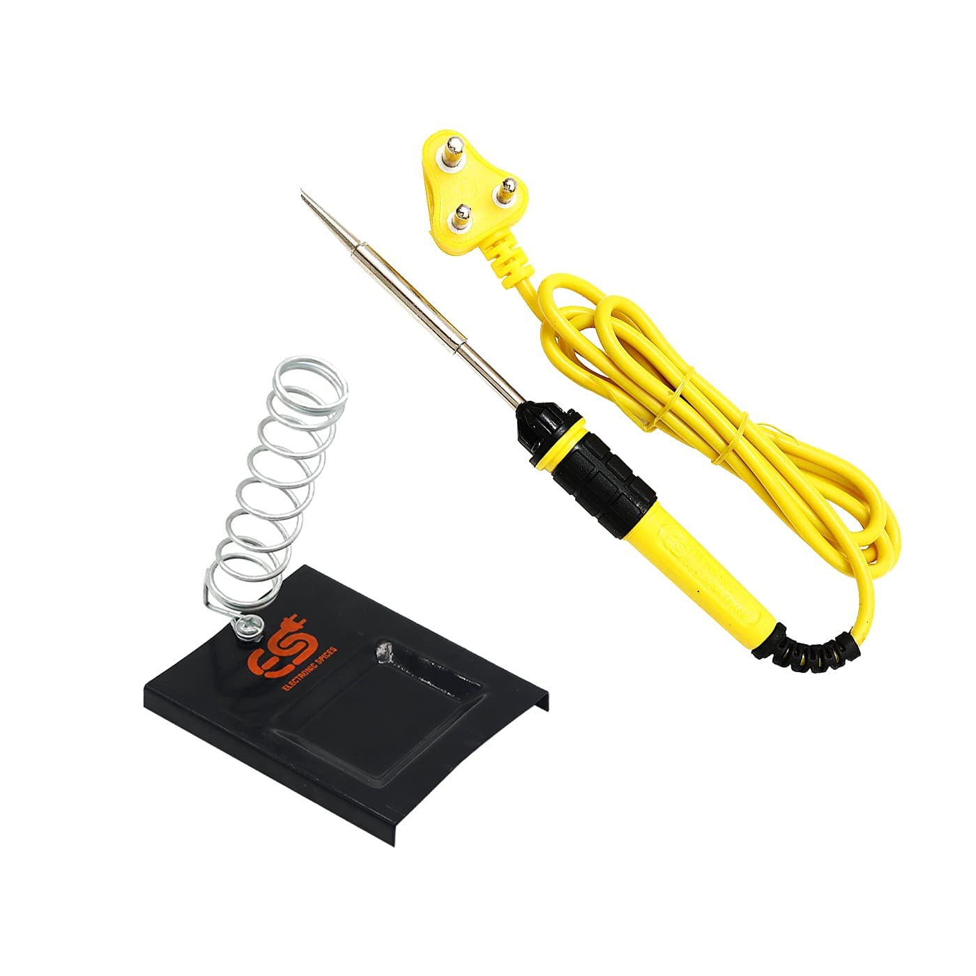 Electronic Spices 2 in1 Soldering kit (25watt Soldering iron + Soldering Stand) Mini Starter iron Kit (25) (B09QQJHHKT) Amazon Price History, Amazon Price Tracker