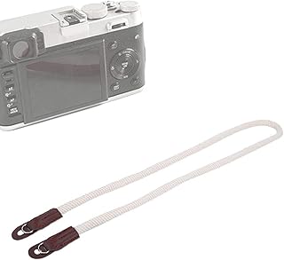 Al?a de camera de algod?o, material de algod?o de alta resist¨ºncia projetado com ergonomia, macio e confort¨¢vel de usar Al?a de camera com al?a de camera para acess¨®rios de camera para viagens (offwhite)