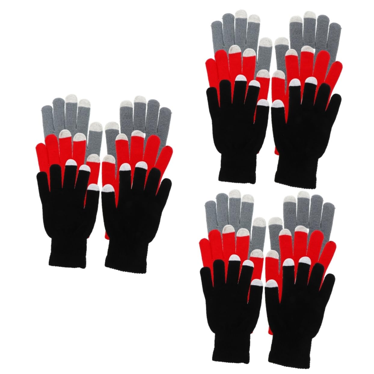 CALLARON Guanti Touch Screen Caldo Touchscreen Nero Schermo Ciclismo Cavalcare Termico Guanti Caldi Guanti Sportivi All'aperto Guanti Antivento Guanti Da Clima Freddo Maglieria