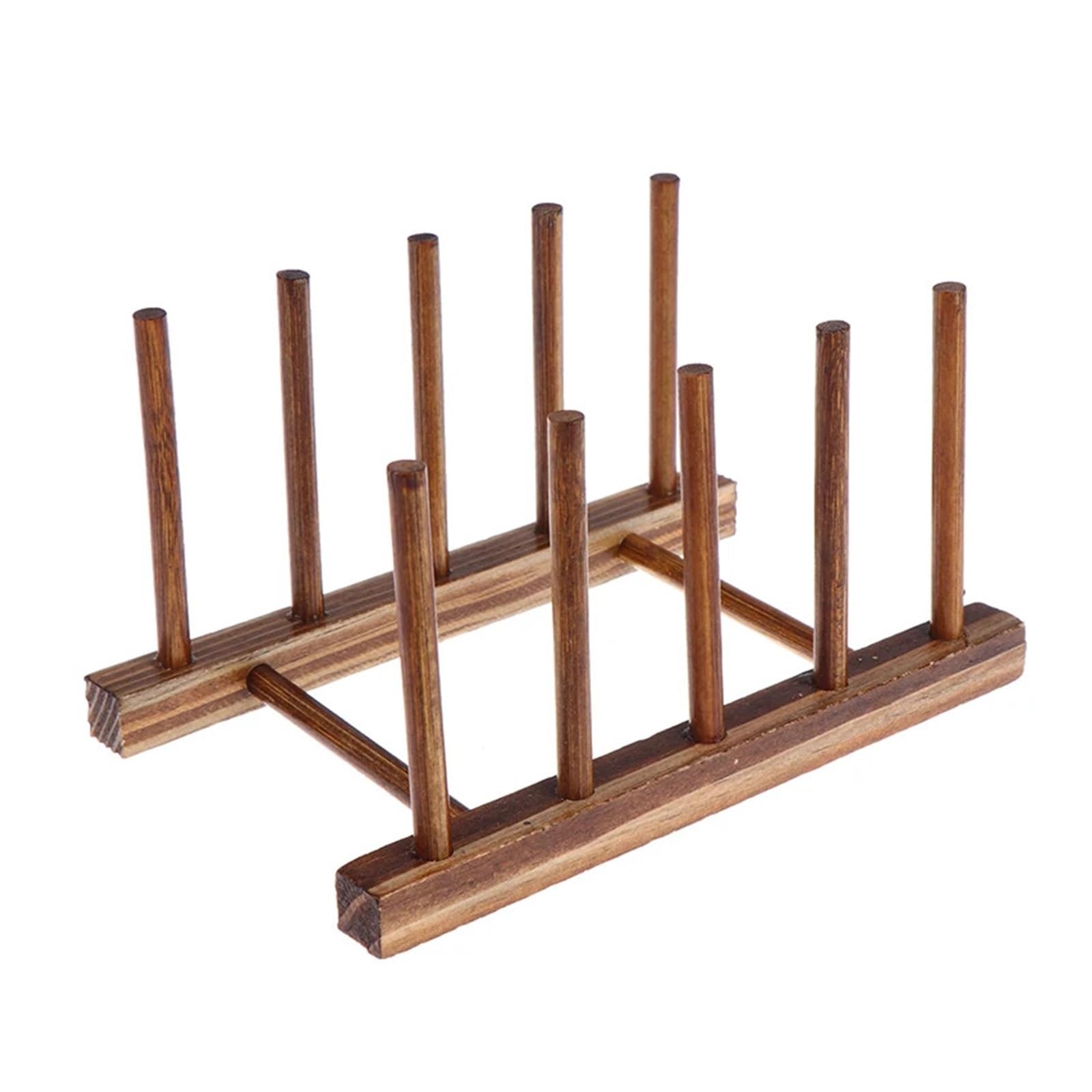 YUPLIODSX Wooden Dish Rack Wooden Plate Dish Drying Rack