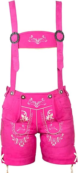 Lederhose pink Clearance