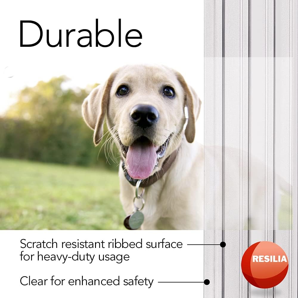 Clear Vinyl Strip for DIY Pet Door Replacement - 8' x 8"