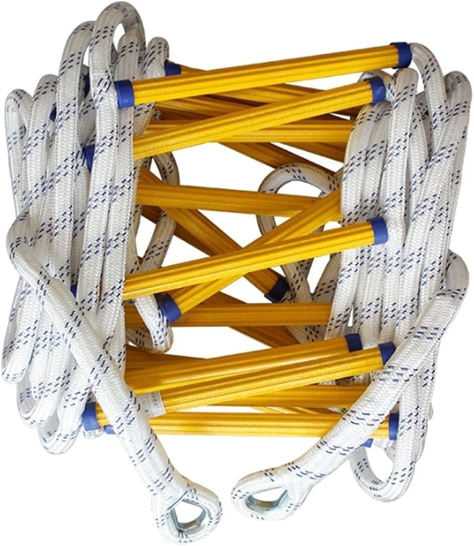 Adult Emergency Rope Ladder, With Hooks, Can Be Quickly Deployed On Fire Ladders In Windows And Balconies(18m/59ft)