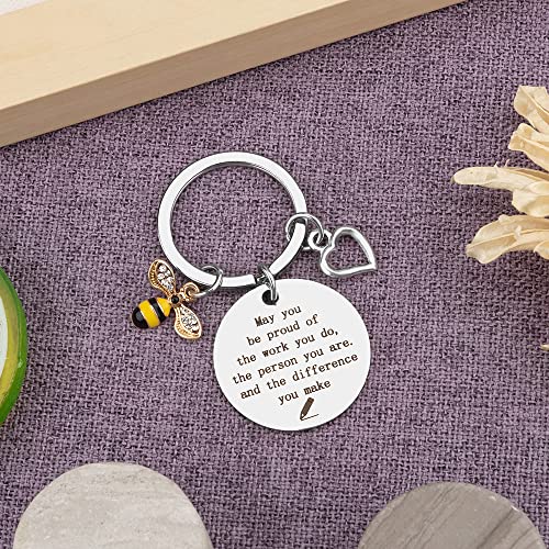 Bomeon Teacher Keychain Gifts For Christmas,Birthday thumb #2