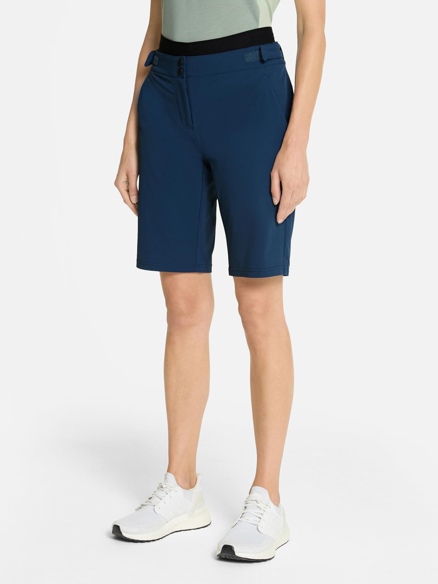 Ziener - Nilsa, Pantaloncini per attività all'Aria Aperta, da Ciclismo, da Trekking, Traspiranti, ad Asciugatura Rapida, Elastici Donna