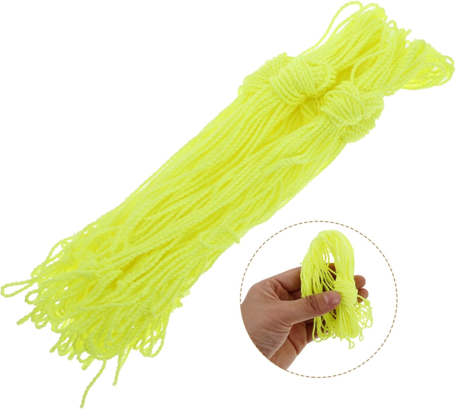 50pcs Nylon Yo-yo Strings for Competitive Play Rainbow Replacement Ropes for Boy Girl and Beginner Friendly Accessories for Sports Toys