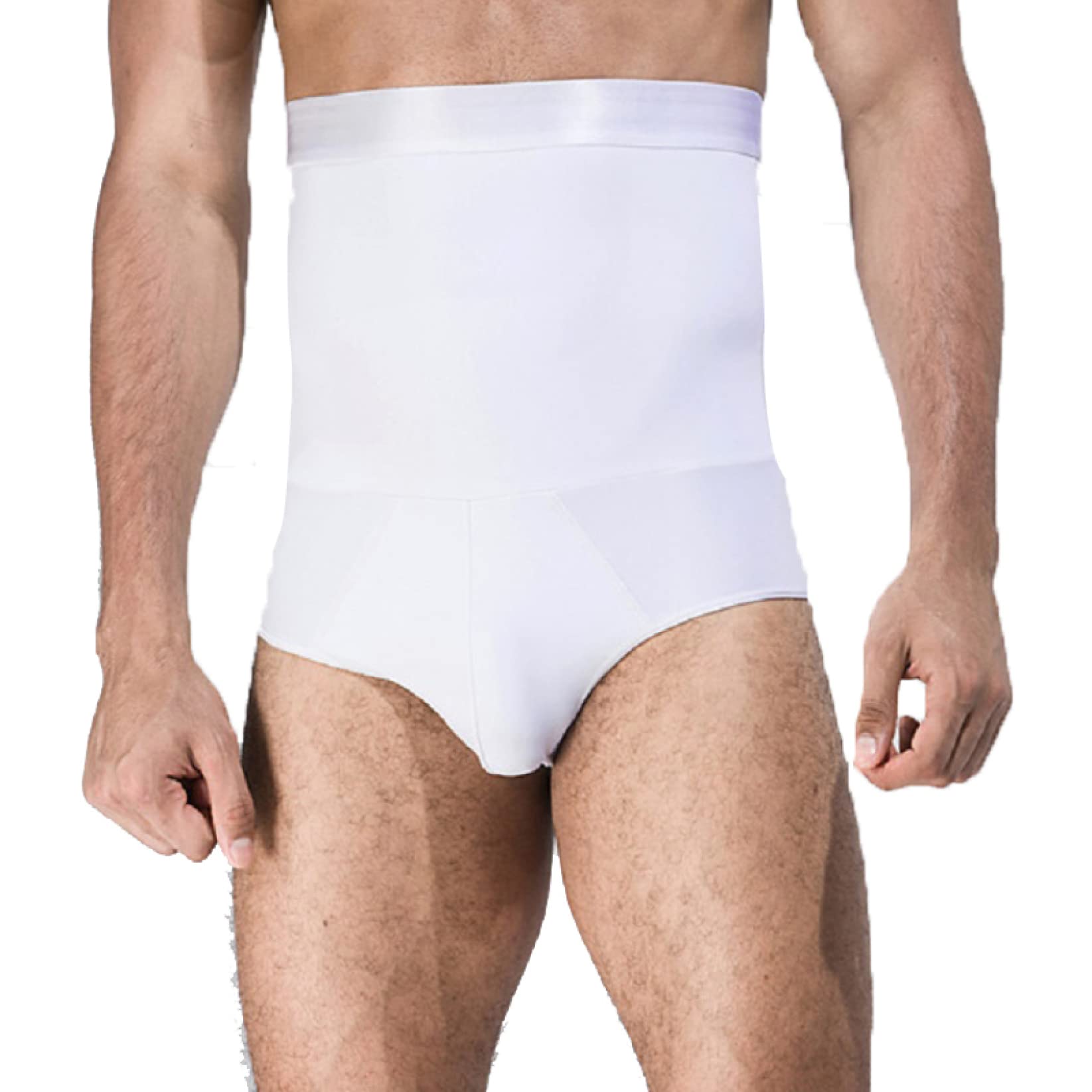 Pantalones Cortos moldeadores de Cintura Alta para Hombres, Bragas de compresión Que levantan los glúteos - Faja Reductora de Cintura y Ropa Interior Moldeadora.