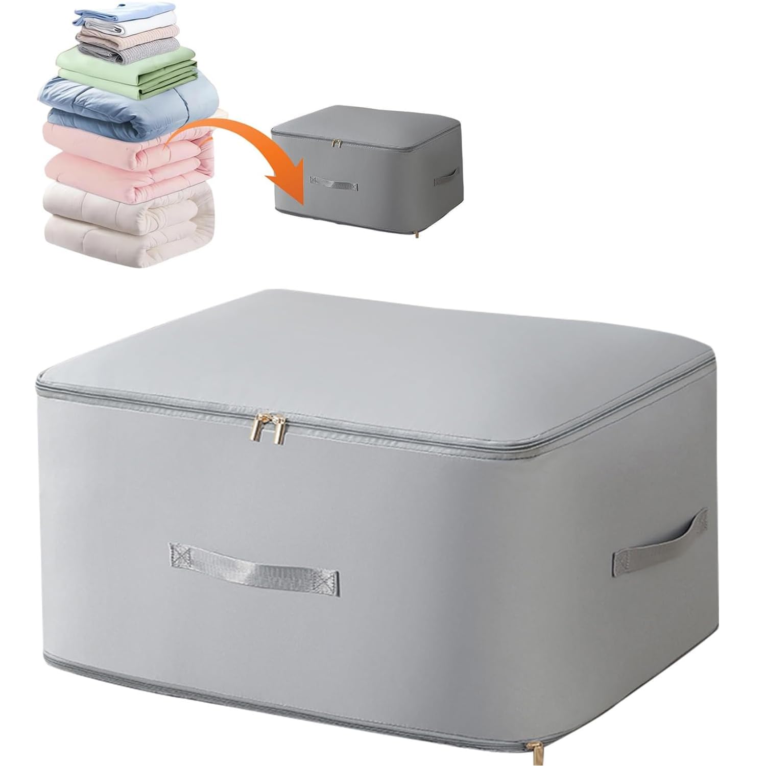 54 * 42 * 30cm Ultra Platz sparender selbstkomprimierender Organizer,Kompressionsverpackungsbeutel,Platzsparende Taschen,Aufbewahrungsbeutel für Kleidung,Organizertaschen für bettdecken Kleidung