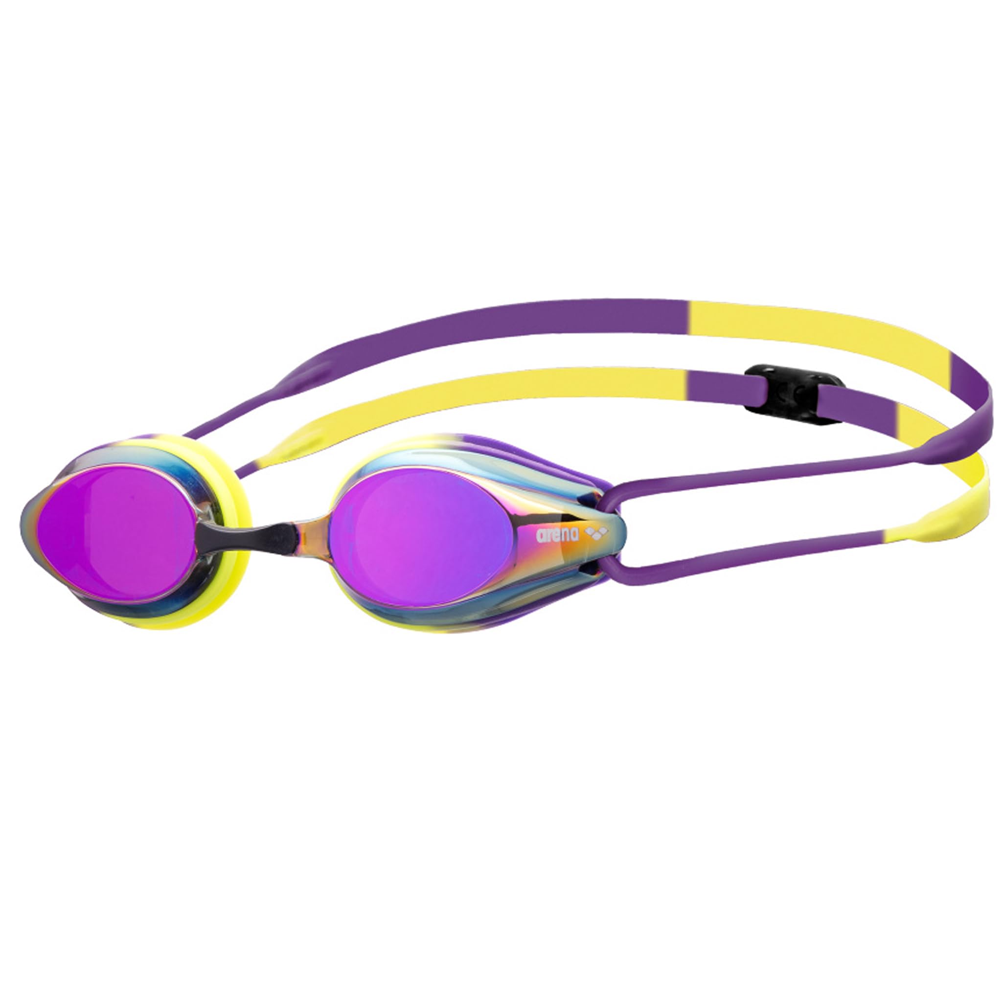 Arena Tracks Unisex Adult Essential Racing Swim Goggles Competitive Swimmers FINA-Approved Anti-Fog Mirror/Non-Mirror Lens