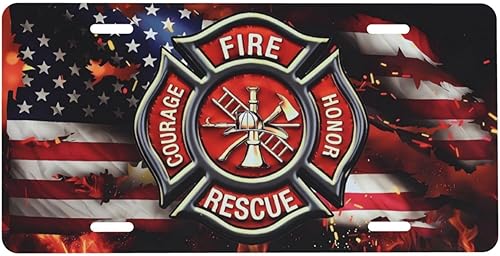 Miniatura 13 de Placa de Matrícula de Aluminio Águila Brújula Montaña Bosque Luna Nubes 6 x 12 Pulgadas Placa de Matrícula Frontal de Metal para Automóvil Cubierta