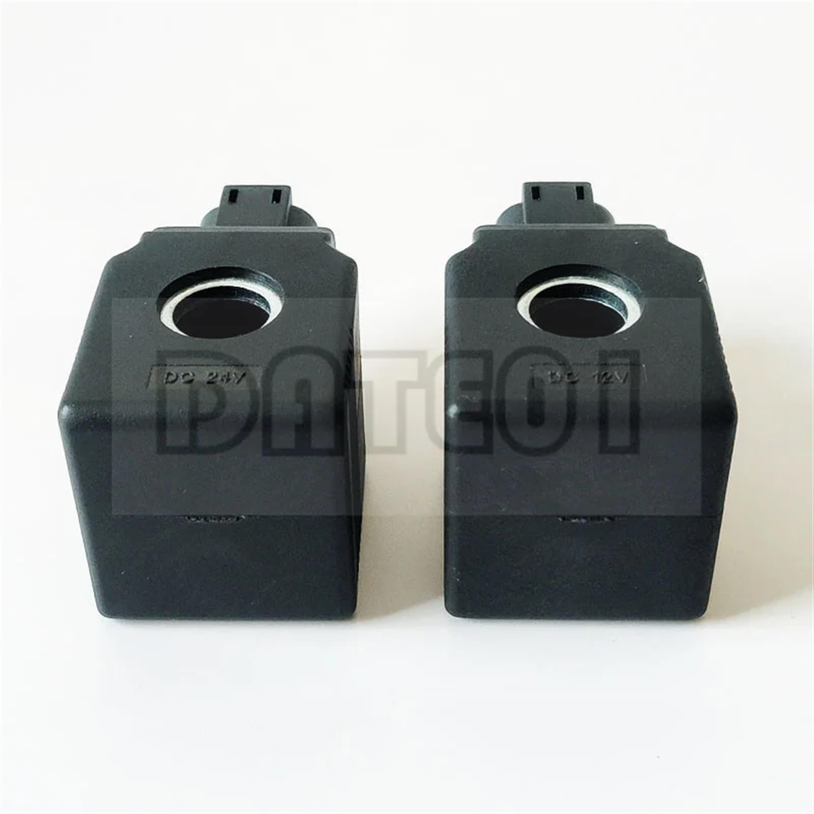 Coil Pilot Magnetventil, Spule, Magnetventil, Spule mit zwei Nadeln, Grabmaschine DC 24 V DC 12 V (DC 12 V)