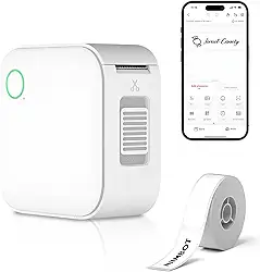 Impressora Térmica Portátil para Etiquetas Adesivas, Compacta e Inteligente, Conexão USB Type-C, Ideal para Casa, Escritório e Viagens, Compatível com Smartphones e Computadores