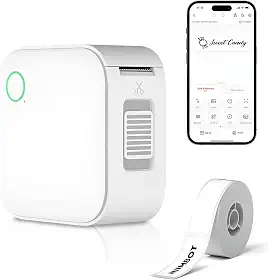 Impressora Térmica Portátil para Etiquetas Adesivas, Compacta e Inteligente, Conexão USB Type-C, Ideal para Casa, Escritório e Viagens, Compatível com Smartphones e Computadores