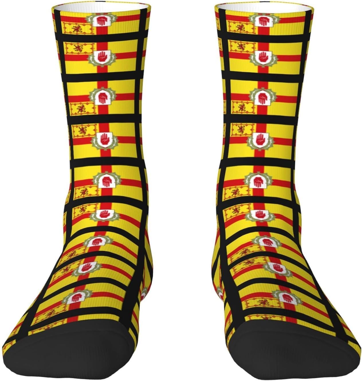 HLBSDM Ulster Scots Flag Adult Cotton Crew Socks Men Sock Casual Socks Women Sock