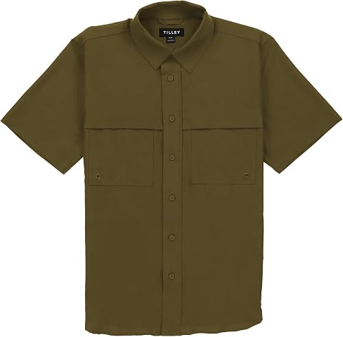 Tilley Quick-Dry UPF Shirt, Thyme Green, Large
