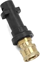 QWORK 1/4 Hüvelyk Sárgaréz Gyorscsatlakozó Kärcher K2 K3 K4 K5 K6 K7 Nyomásmosóhoz - 1/4 pulgada, Brass 1