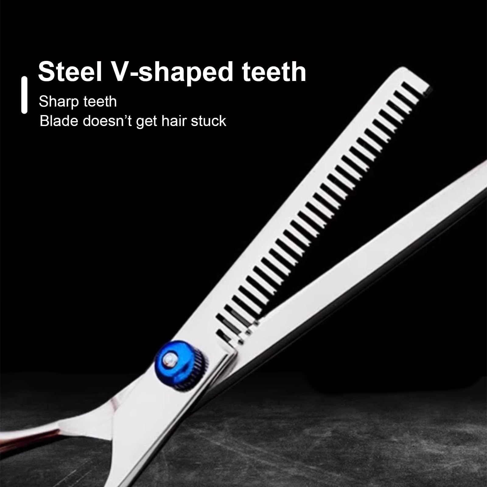 Dog Grooming Scissors Set - ShiningUU 2Pcs Stainless Steel Pet Hair Cutting Scissors with Safety Rounded Tips - Image 4