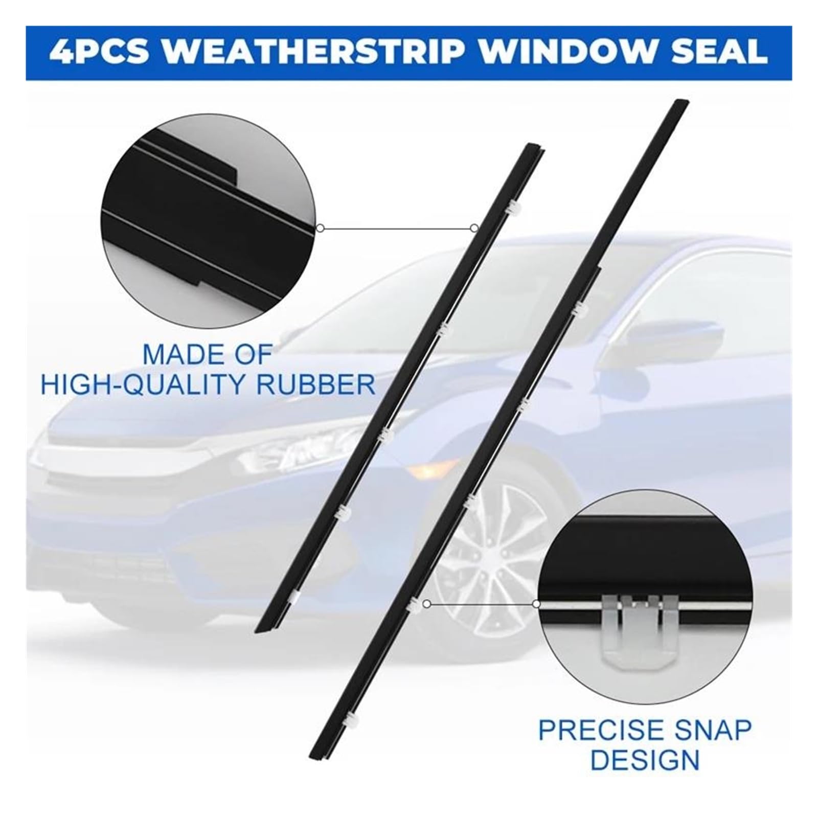 Amazon.co.jp: 車のフロントガラスのゴムシールストリップ に適合する  