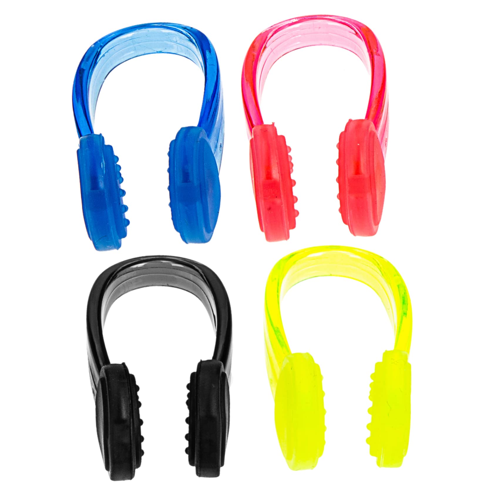 Toyvian 4sets Comfortable Wear Resistant Nose Clips for Swimming Surfing Water Sports Portable Nose Plugs Swim Supply 4pcs*4