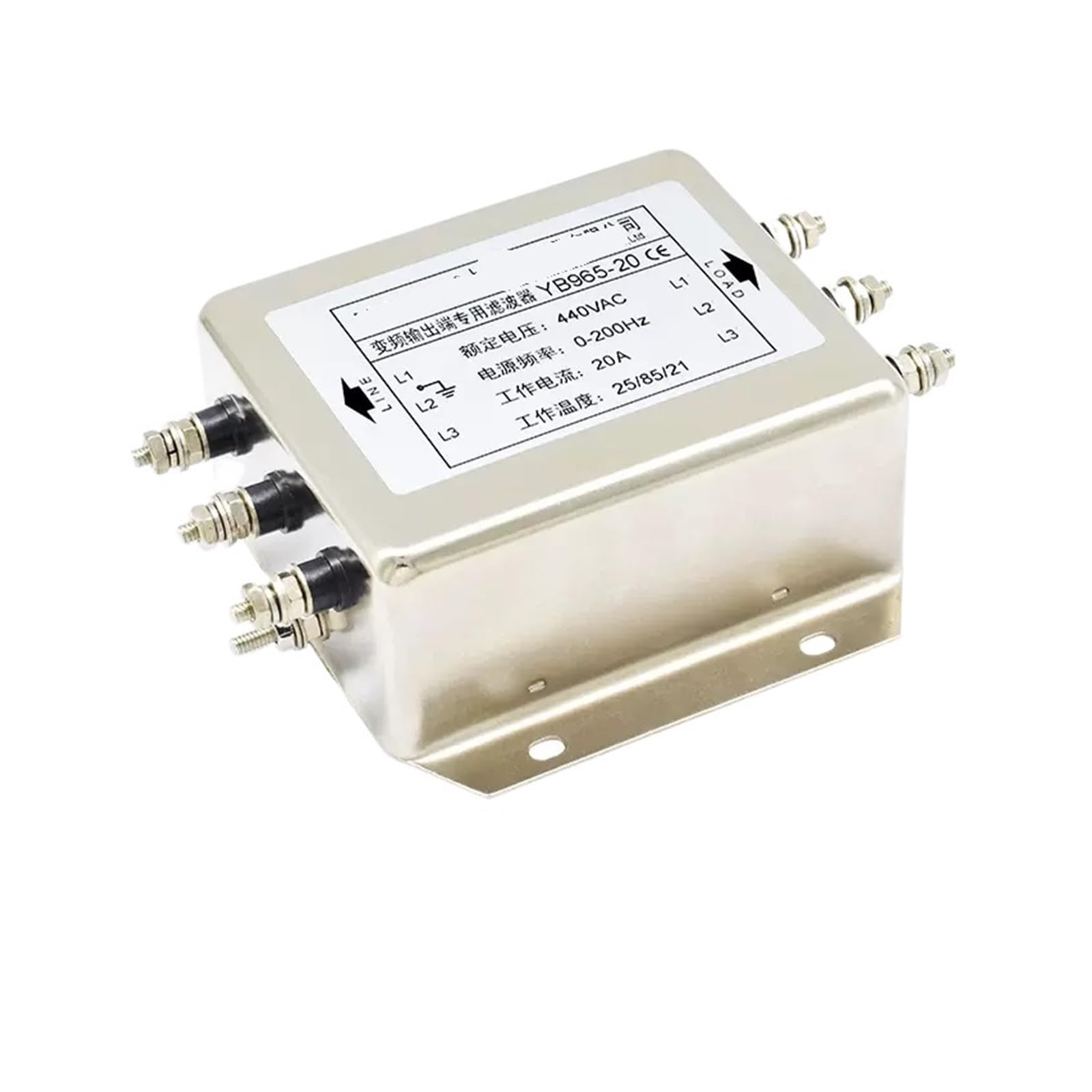 Coszwqdp One Color Yb965 Output Filter Inverter Three-Phase Power 380V Anti-Interference(Yb965-20A 8Kw)