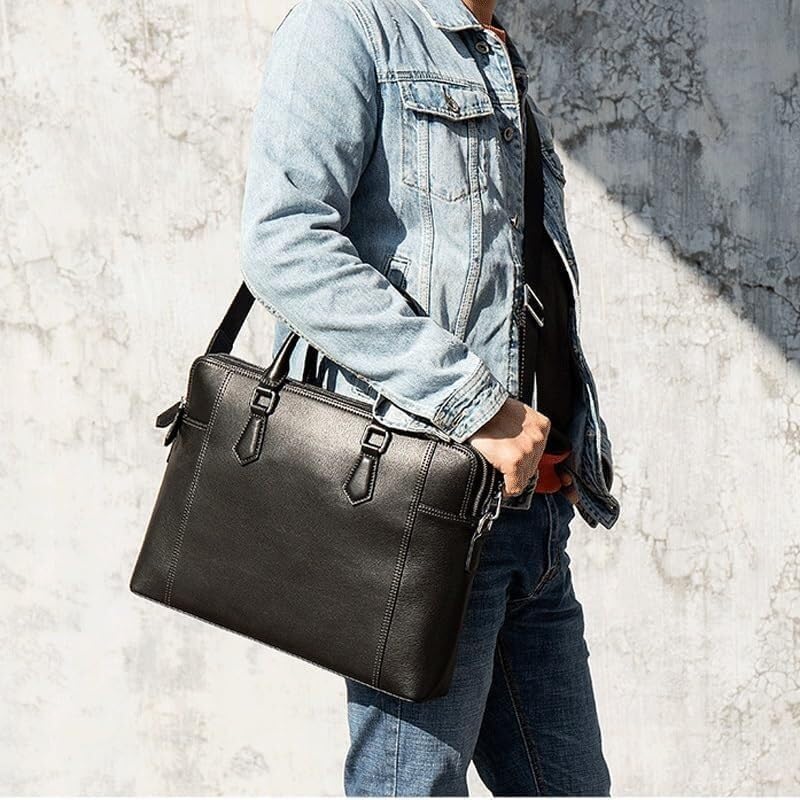 Business Handbag Computer Bag Men's Large Capacity Commuter Briefcase4