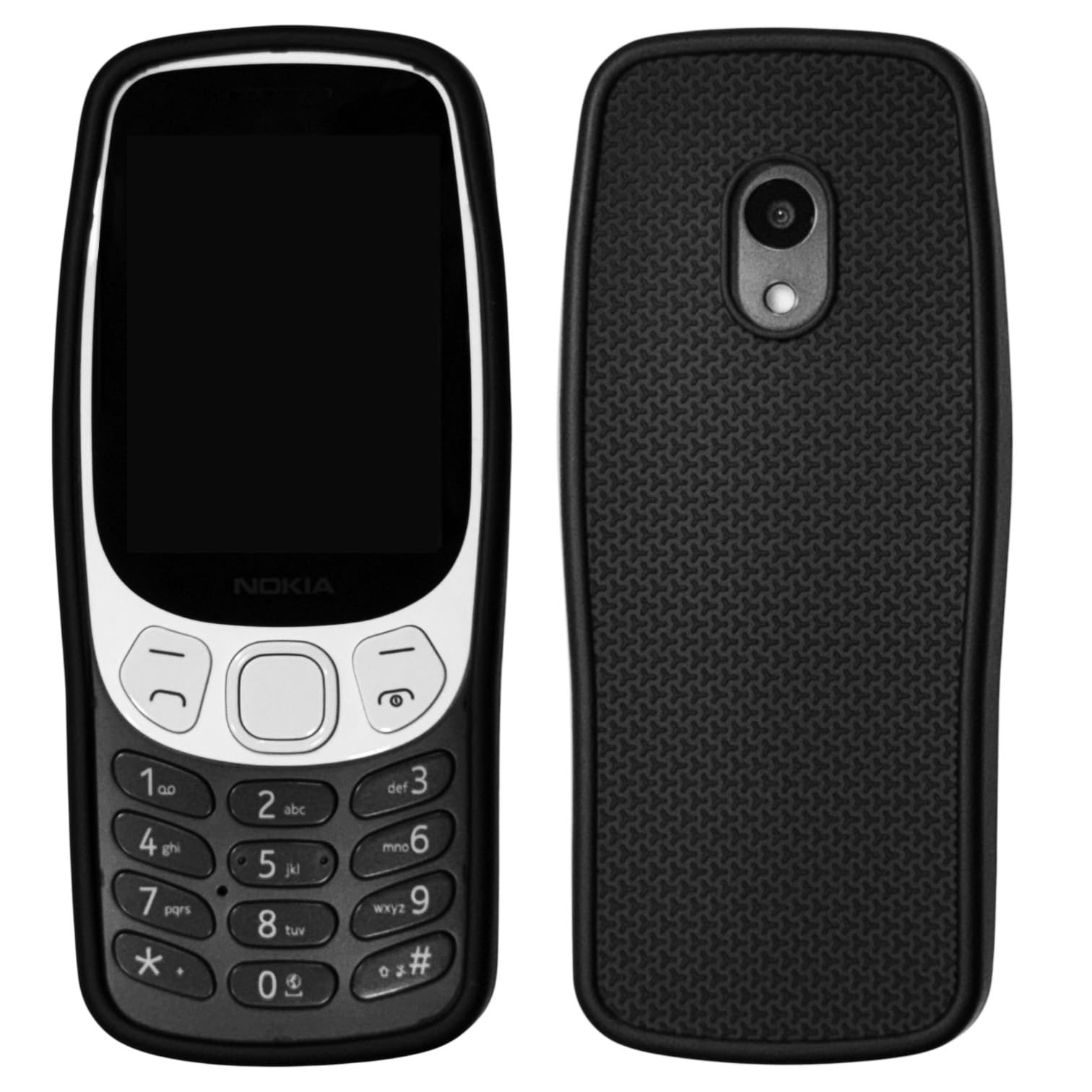 ZAOMA Back Cover Case Compatible for Nokia 3210 4G 2024 DS - Model No. : TA-1619 Keypad Mobile Feature Phone Rugged Case-picture-11