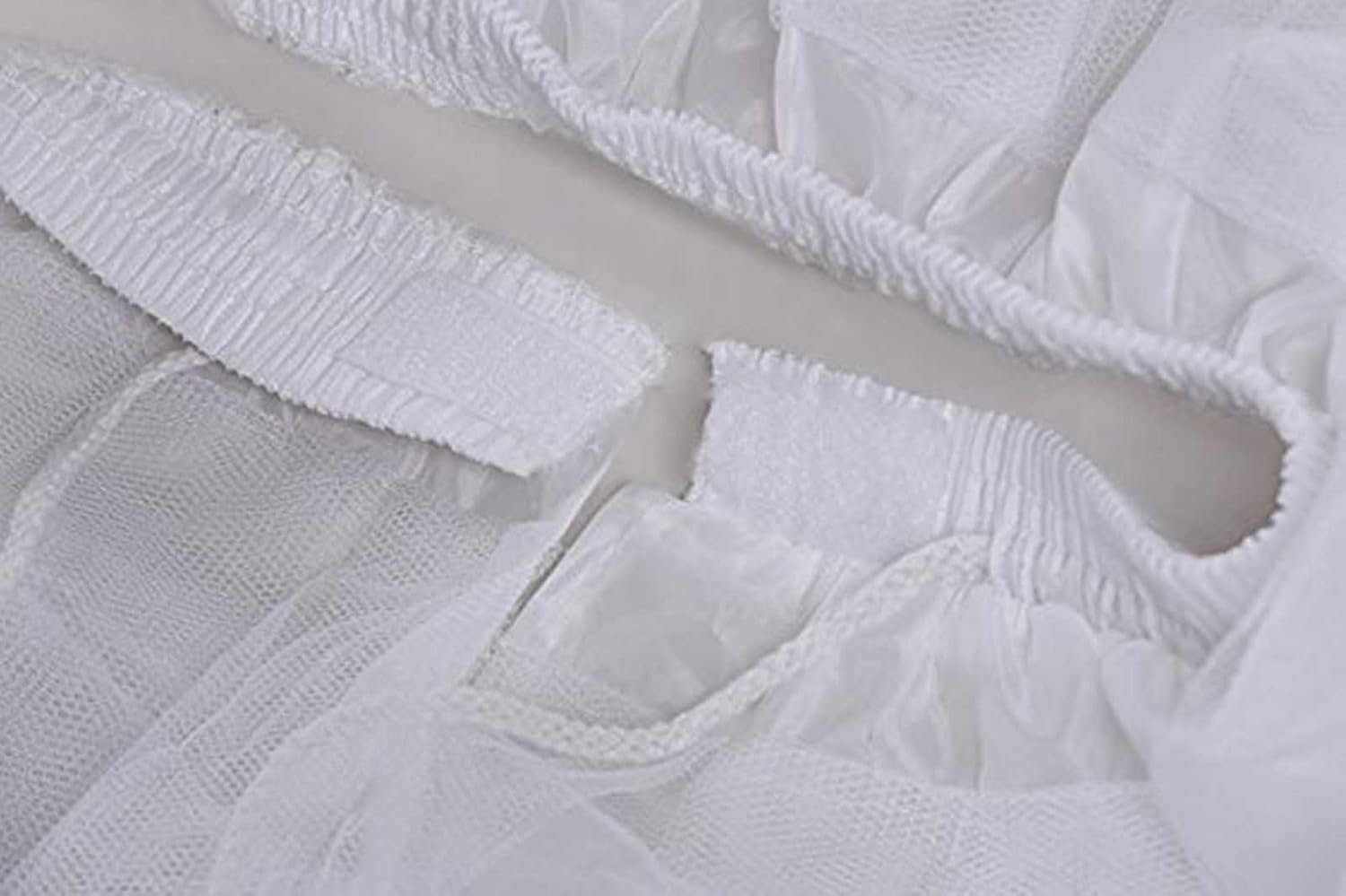 Girls 3 Layers Tulle Short Wedding Flower Girl Petticoat Slips Underskirt