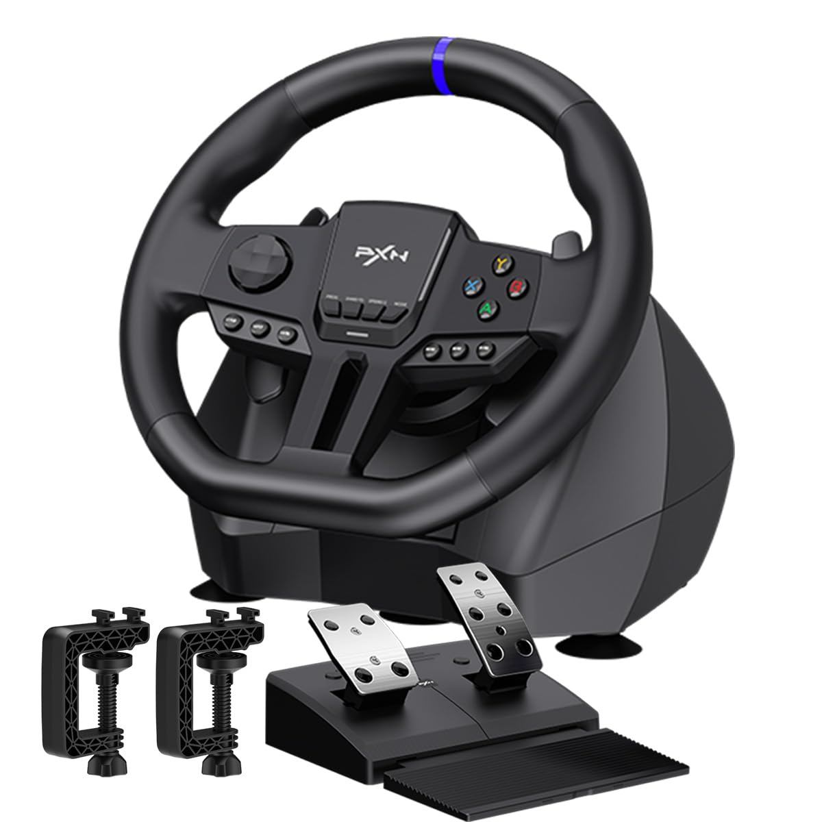 Photo 1 of PXN Gaming Steering Wheel - 270/900° V900 GEN2 Sim Racing Wheel with Pedals Paddle Shifter - for Xbox One,Series S|X, PC, PS4, Switch