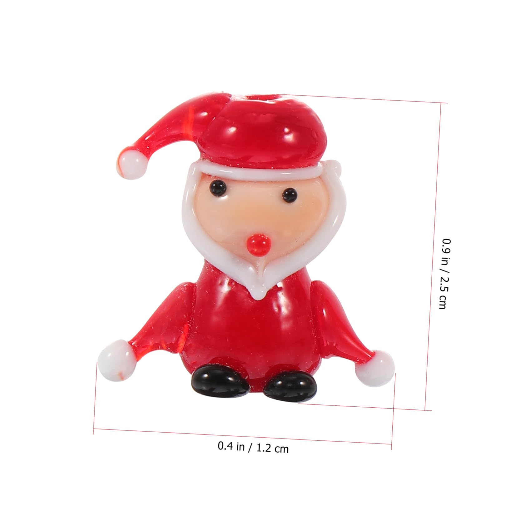 ABOOFAN 2 Set Di Perline Di Natale Perline Di Per Ciondolo Decorativo Appeso Colorate Per Bracciale Collana 15 Pezzi * 2