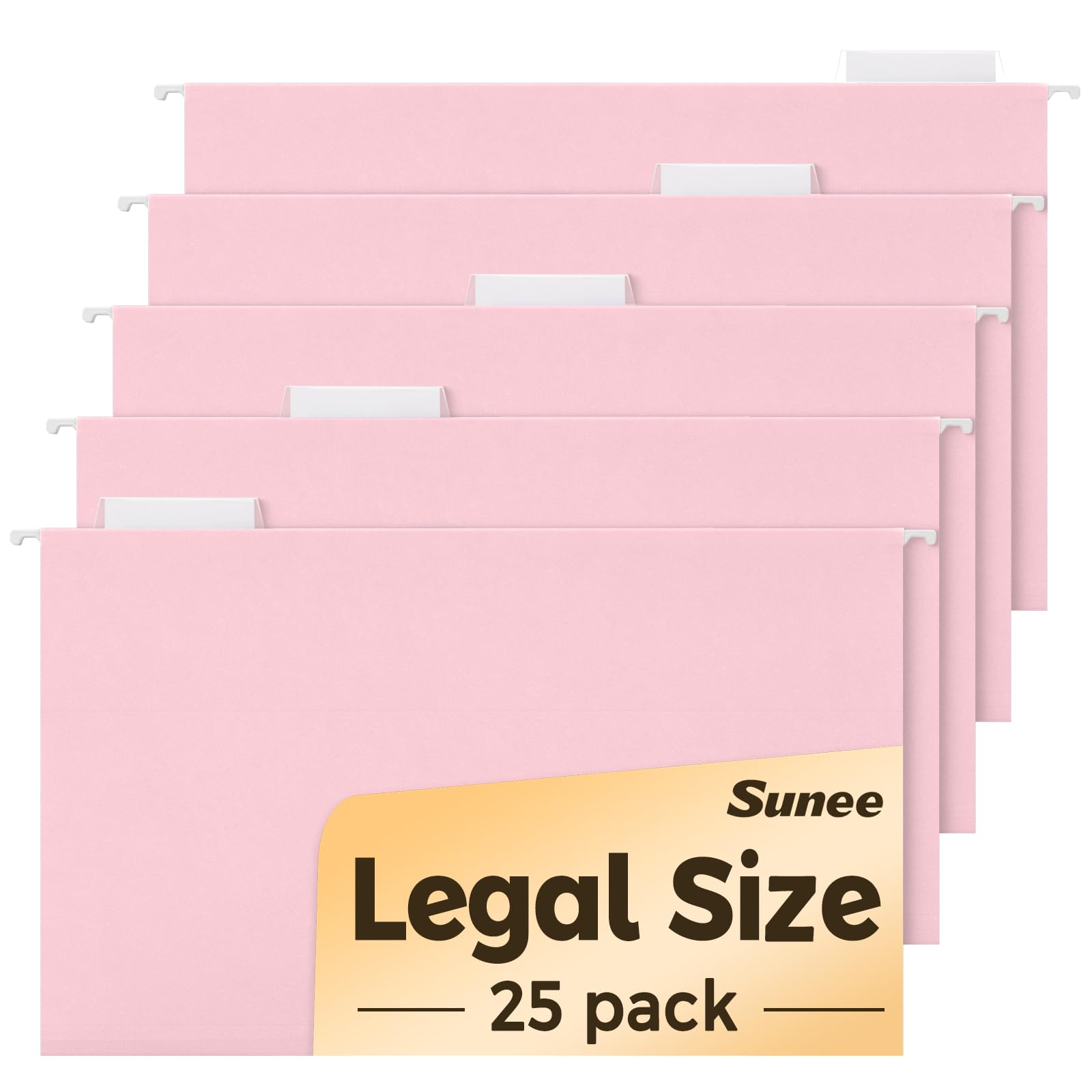 Amazon.com : SUNEE Hanging File Folders Legal Size, Pink File