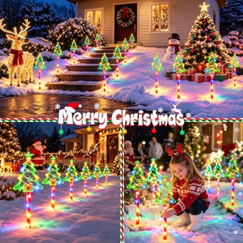 12-Pack Solar Christmas Pathway Lights - 29.99 w/ Code + 40% Off Code 619CWQ8U - image 8