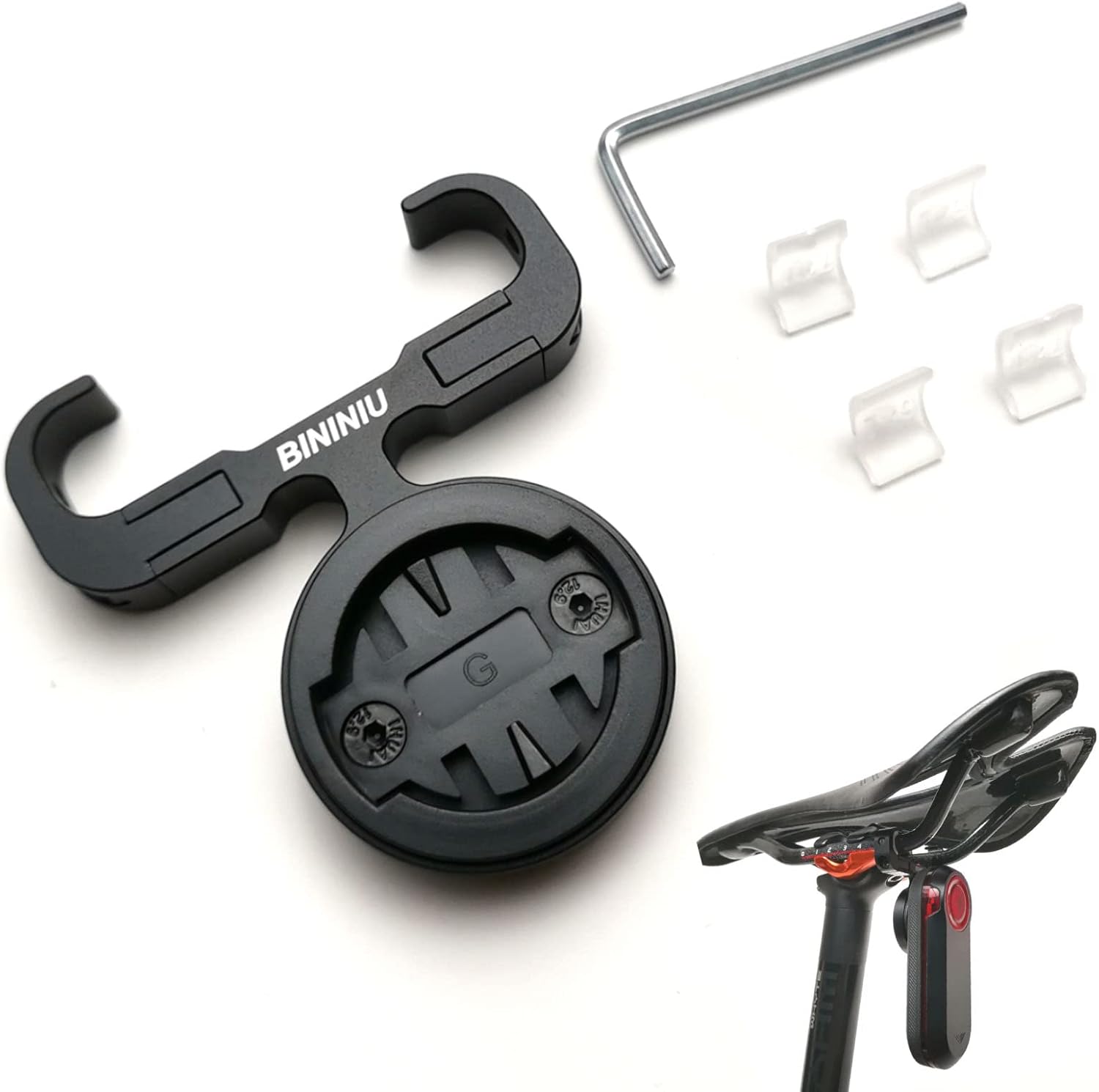 Supporto Garmin Varia Supporto Per Sella Bicicletta - Compatibile Con Garmin  Varia RTL510, RTL515, RVR315 Garmin Varia Rtl 515