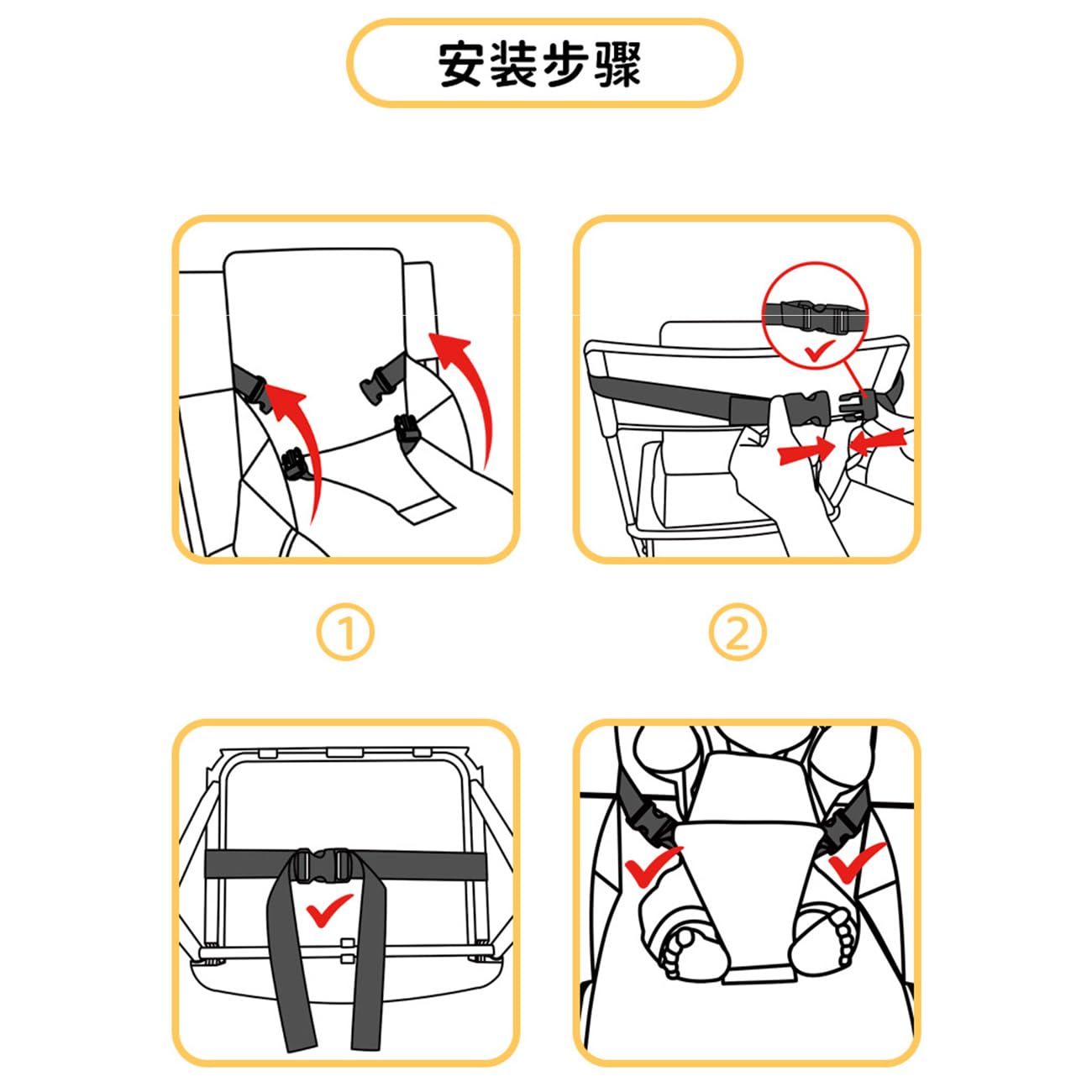 HEYOUTH Alzador Silla para Niños Comer,Trona Portatil,Trona de Viaje,Asiento Elevador para Bebé 3 en 1: Asiento, mochila y bandolera,Bolsillos Prácticos, para las Comidas de los Niños Pequeños