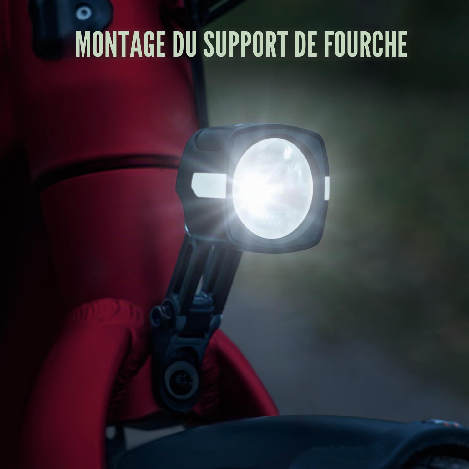 SIGMA EOX FL 100 | Éclairage pour vélos électriques | Feu pour vélo électrique de 100 LUX | Installation en quelques gestes | Visibilité latérale