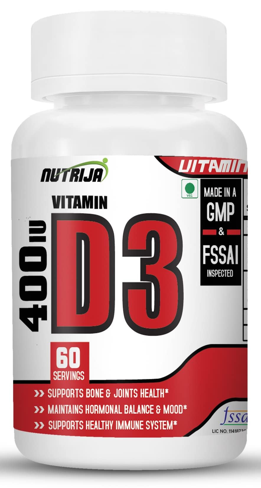 NutriJa Vitamin D3 Supplement (60 Capsules) (B0DBHJMSXX) Amazon Price History, Amazon Price Tracker