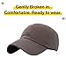 KB-LOW DGY Classic Cotton Dad Hat Adjustable Plain Cap. Polo Style Low Profile (Unstructured) (Classic) Dark Gray Adjustable