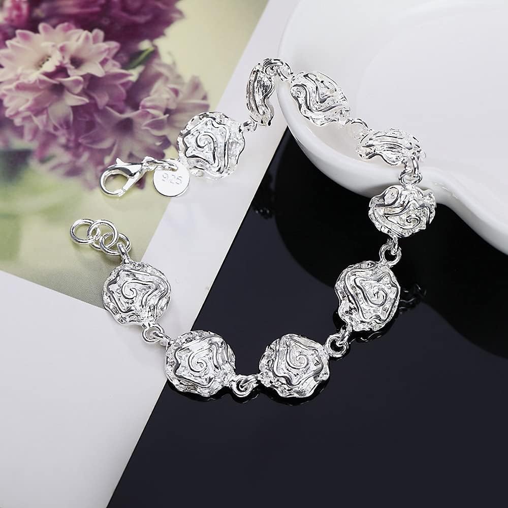 Beautiful Flowers Bracelet Fine Party for Women Wedding Party Jewelry
