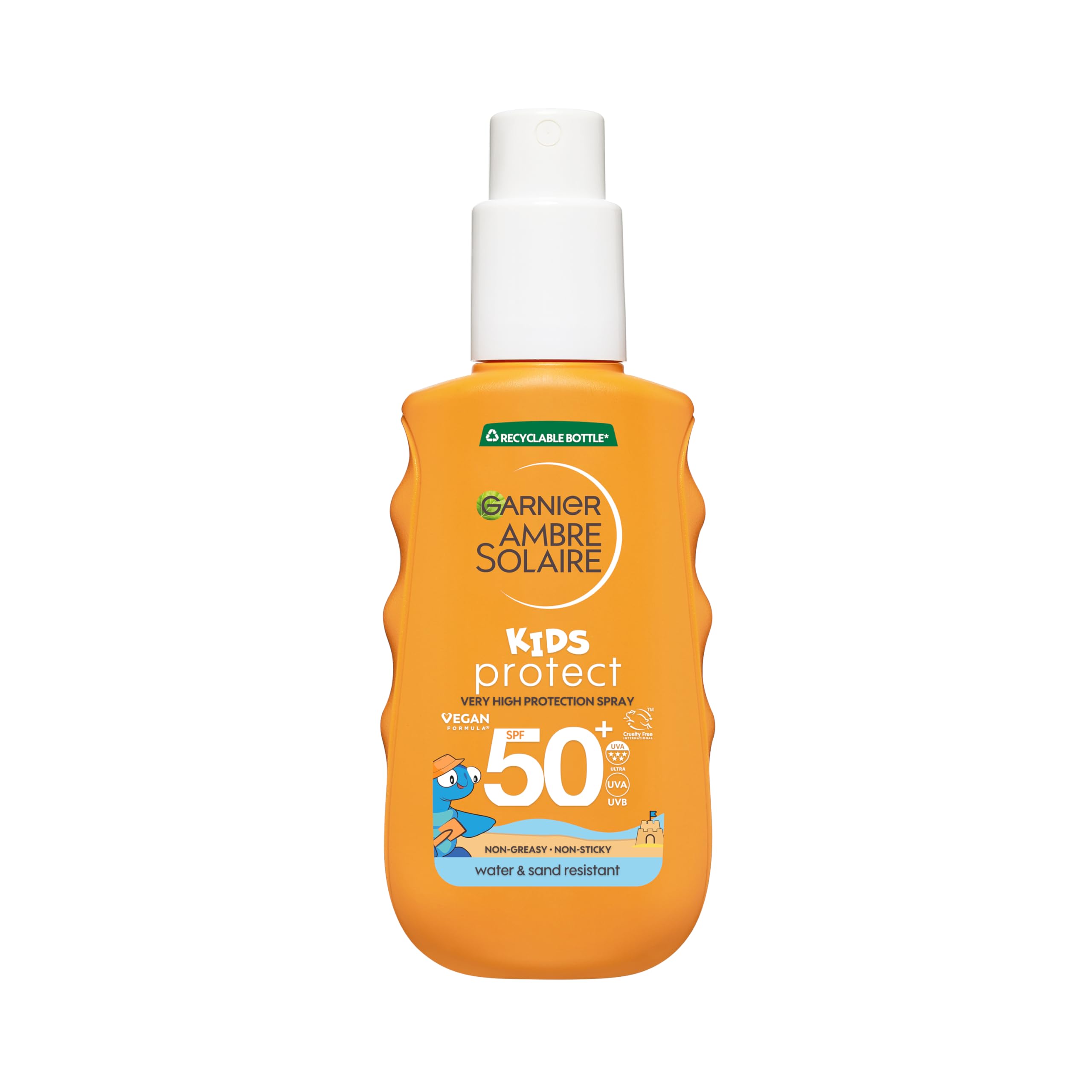 Garnier Ambre Solaire SPF 50+ Kids Sun Cream Spray, 150ml