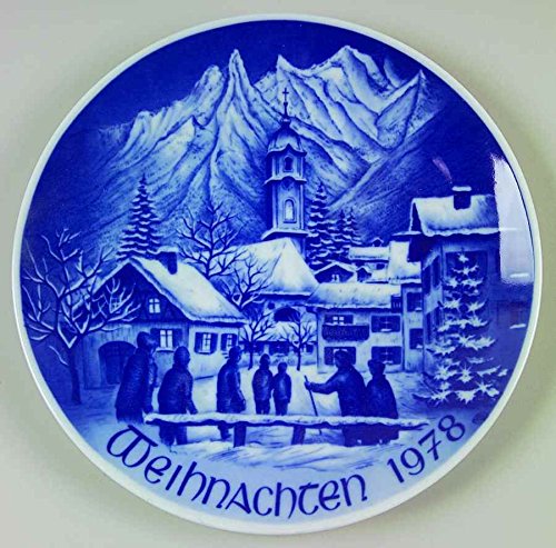 Bareuther & Co Christmas Plate 1978 Mittenwald