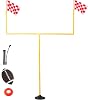 Football Field Goal Post Set Youth Football Goal Post Set Kickfield Goal Portable Football Goal Post with Soccer Backyard Field Goals for Kids and Adults 6' x 4' 6' Tall