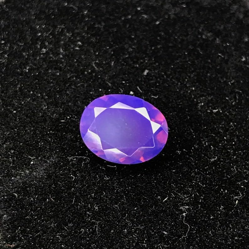 Opale éthiopienne facettée 10x8 mm évitez les fausses pierres - 5