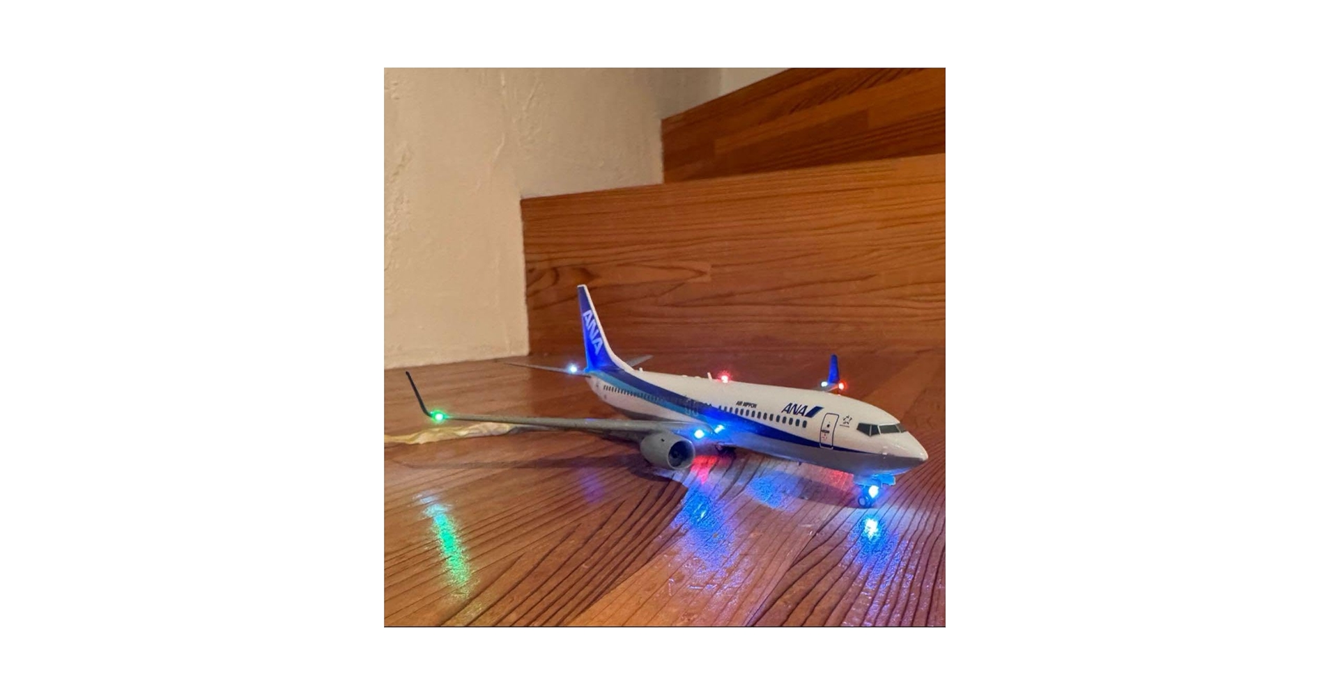 Amazon | 商談用Boeing 737-800 電飾加工済航空機模型