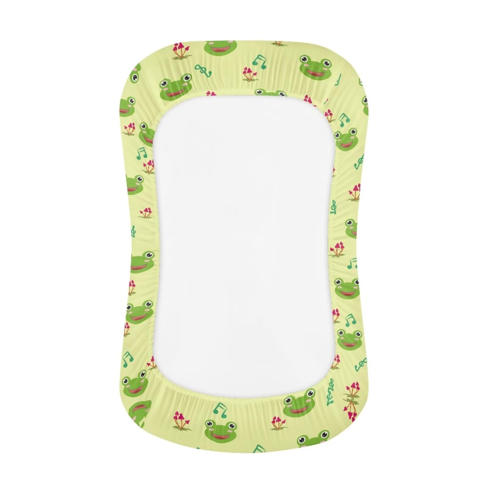 Kathyboom Cute Frogs Baby Lounger Cover for Newborn Baby Boys and Girls Soft Infant Pillow Slipcovers Durable Baby Nest Pillow Cover Home Decor