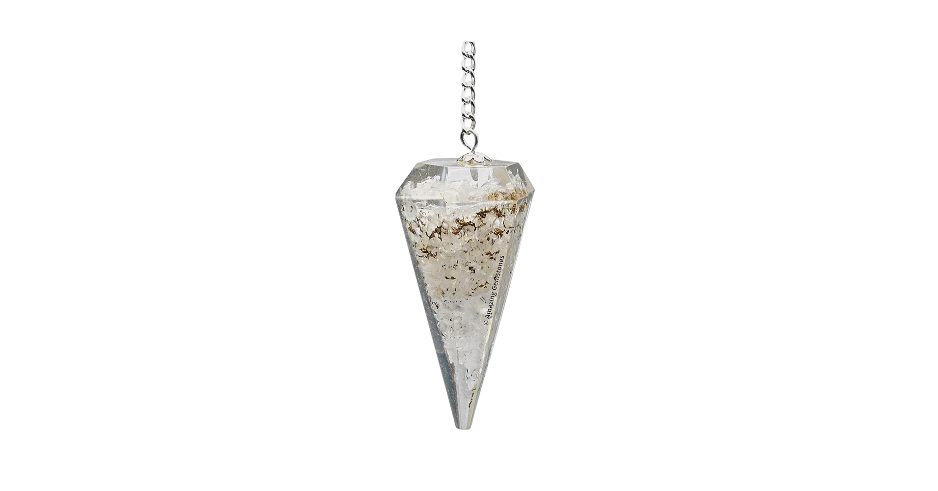 ミニマムジーク Pendulum とは Amazon.com: Amazing Gemstone Clear Quartz Orgone Crystal