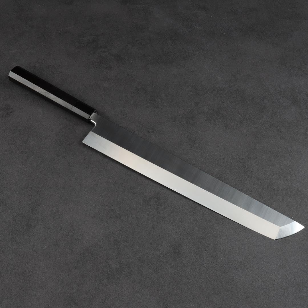 Amazon.co.jp: 4313 鱧切り 骨切り 尺一 V金10号 刺身包丁 黒檀黒水  