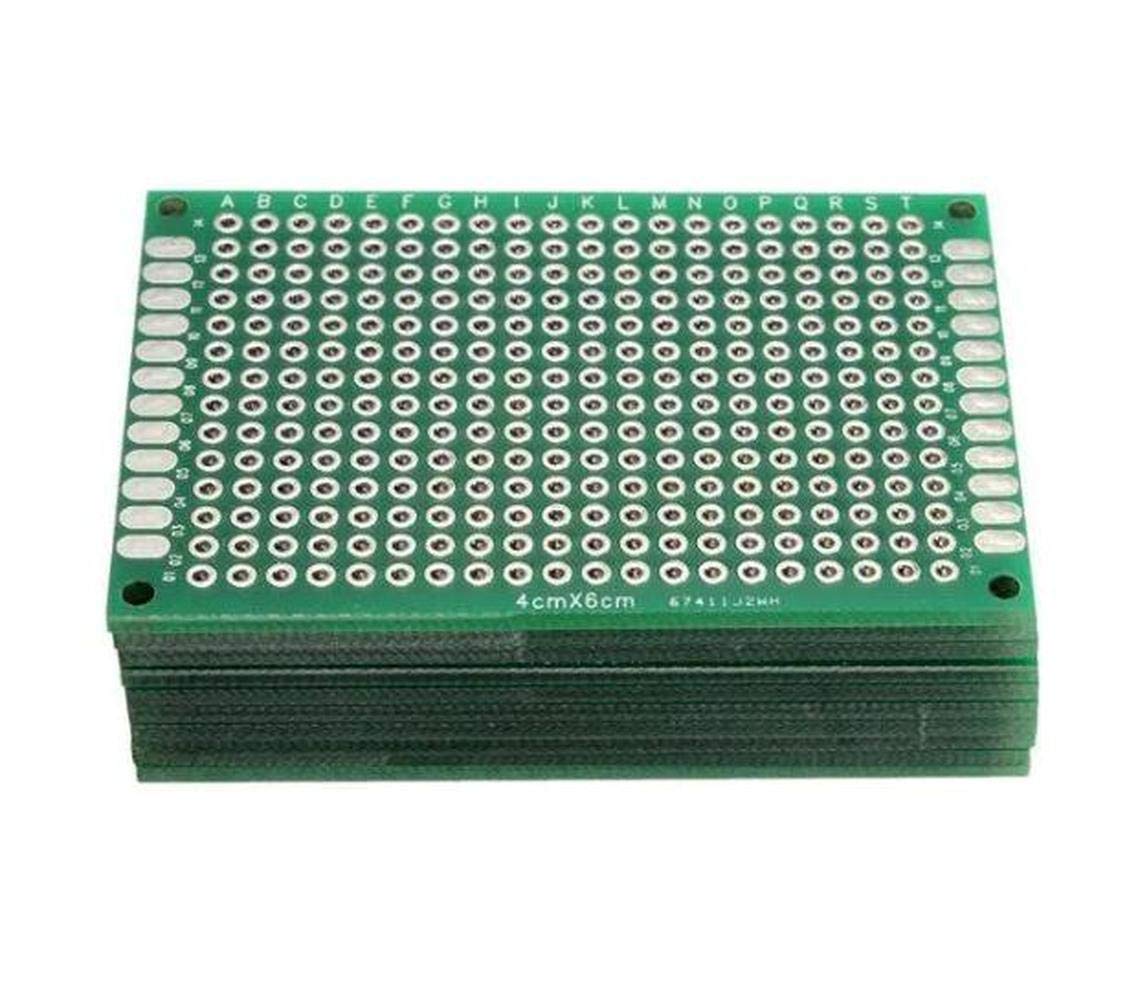 40pcs FR-4 2.54mm Placa De Circuito Impreso PCB Prototipo De Doble Cara