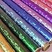 Premium Floral Foil Wrapping Paper - 20 Inches by 10 Yards (Gold)