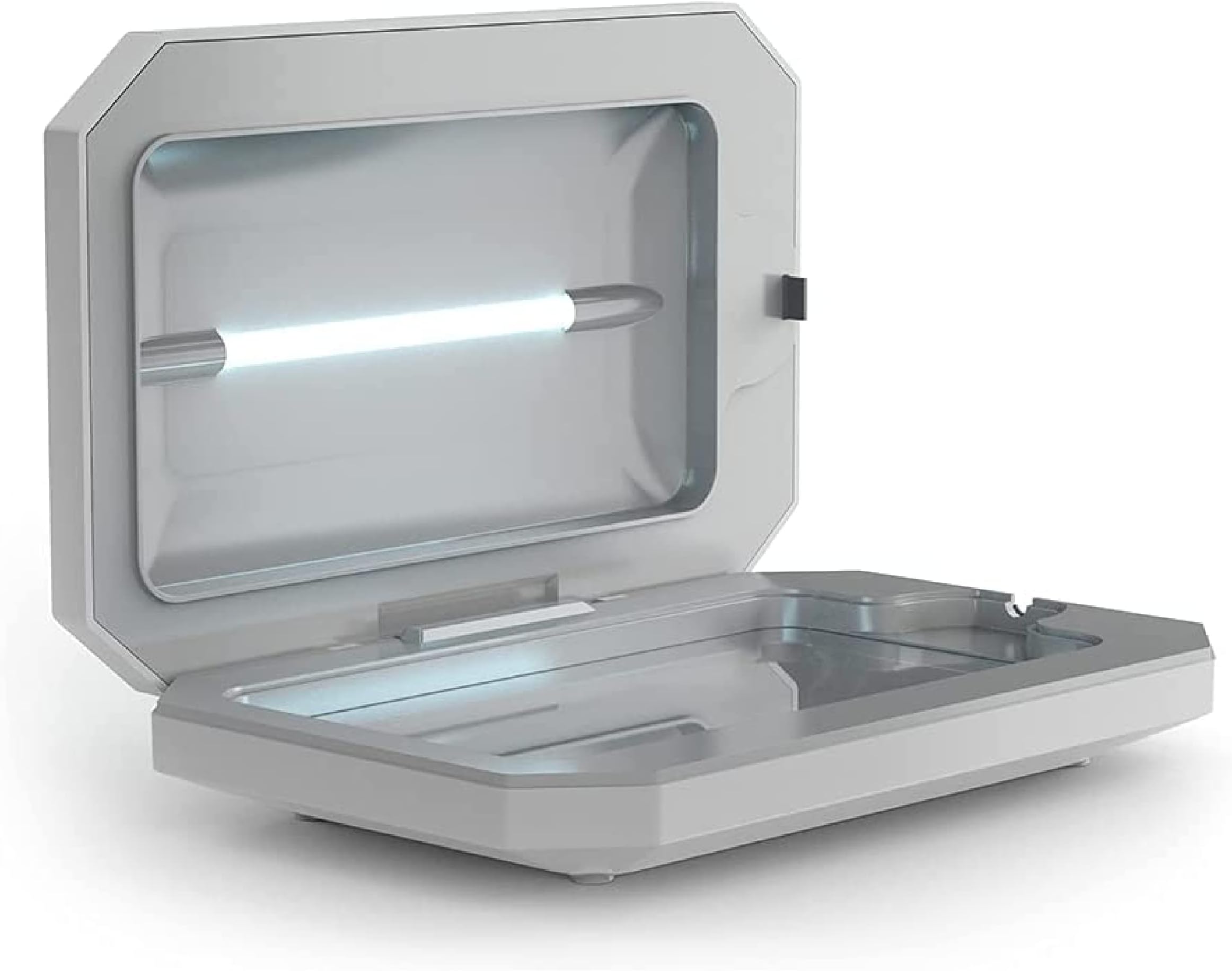 Basic Cell Phone UV Light Sanitizer Box | Patented and Clinically Proven 360 Degree UV Light Sanitizer | (White)